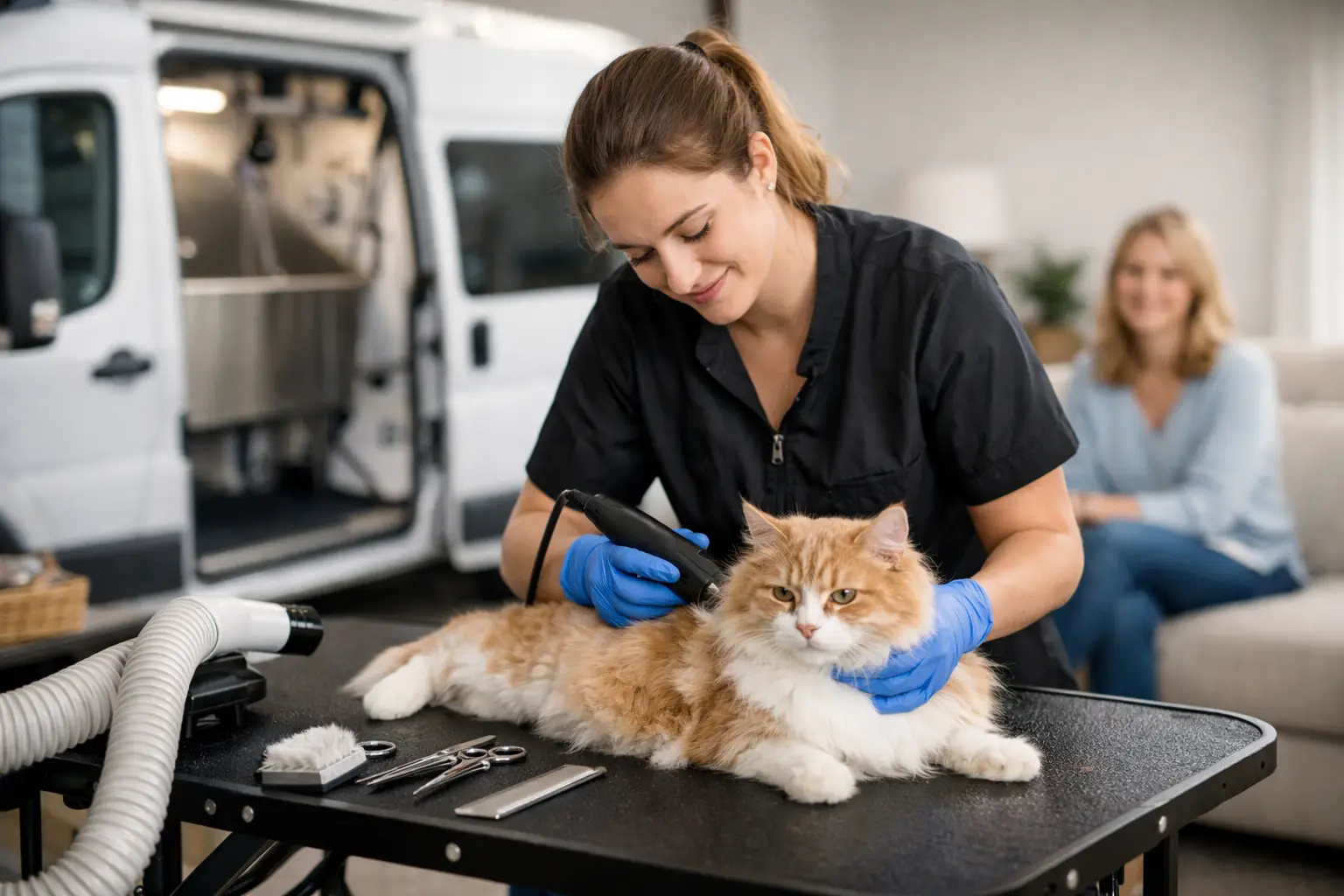 Mobile Cat Grooming at Home: Is It Better?
