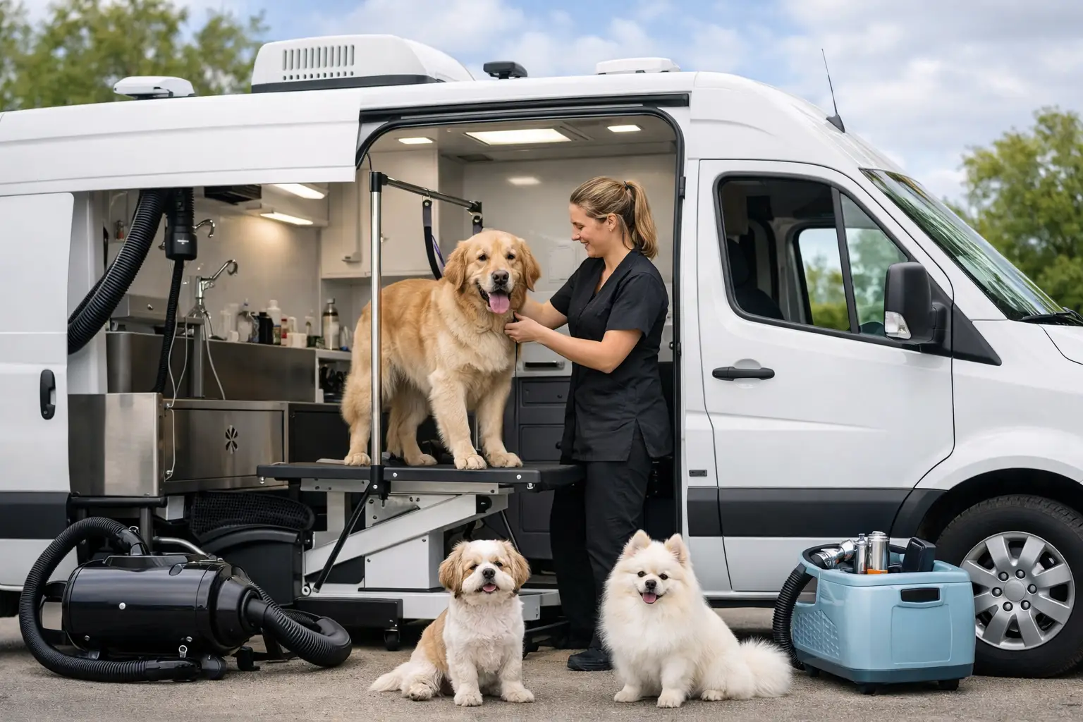 Mobile Pet Grooming Van Features That Matter
