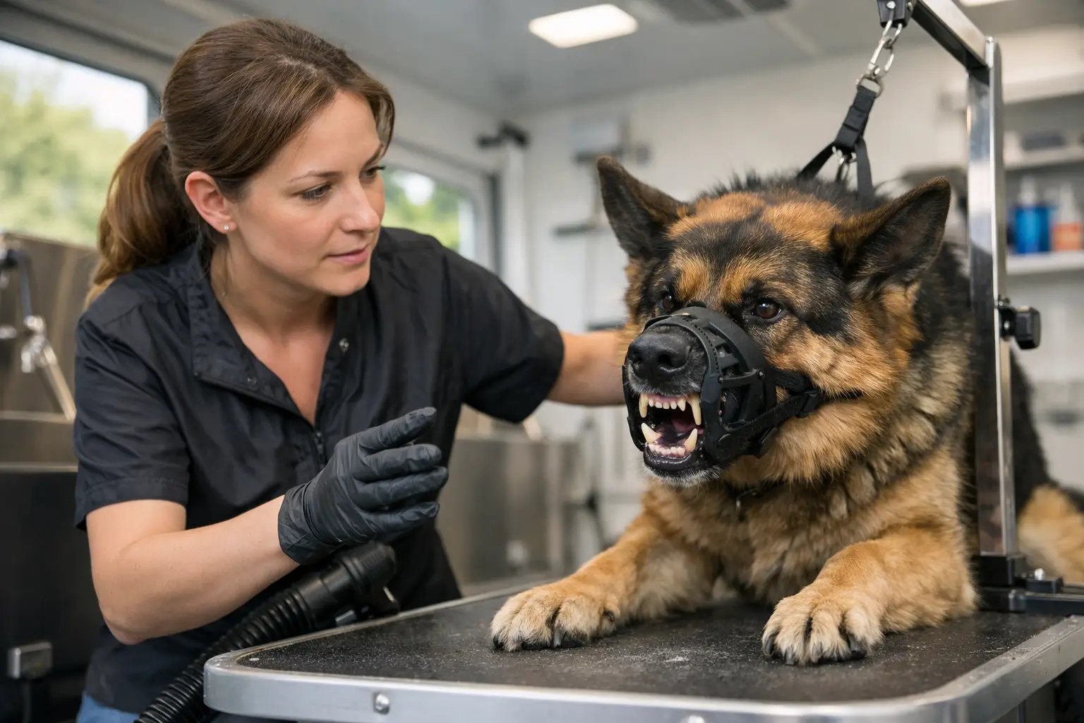 Can Mobile Groomers Handle Aggressive Dogs?