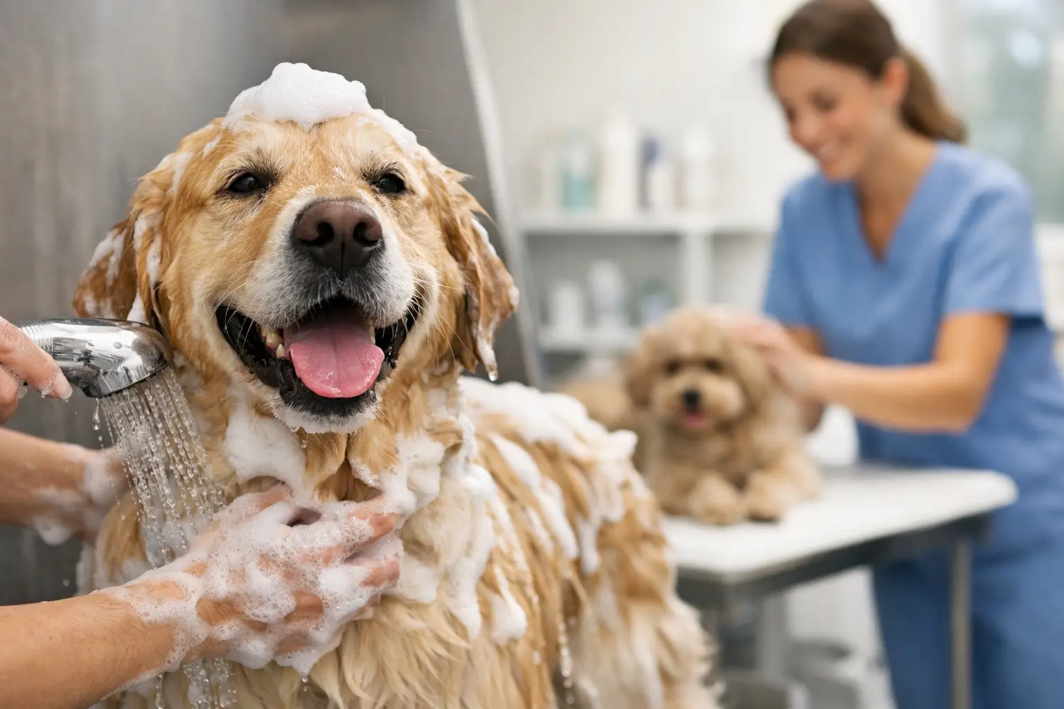 Dog Bath and Clean Service for a Calmer Visit