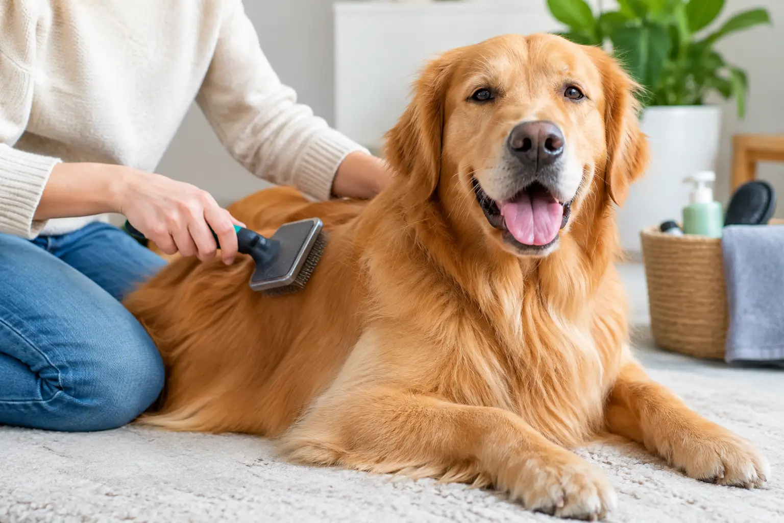 How to Maintain Dog Coat Between Grooms at Home