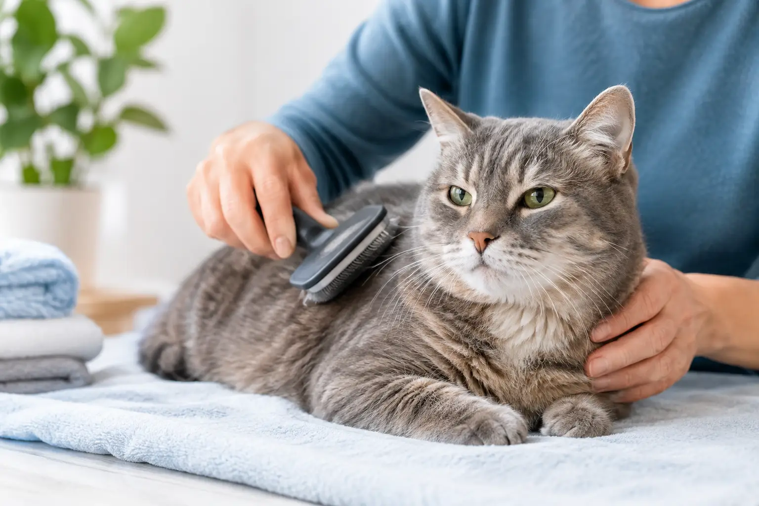 How to Prepare Senior Cats for Grooming Calmly