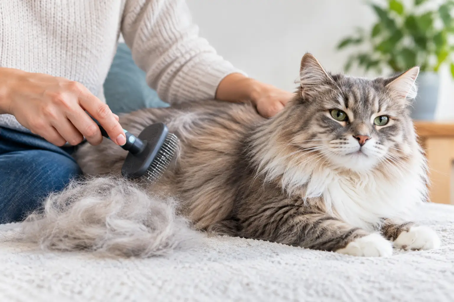 How to Brush a Shedding Cat Without the Stress