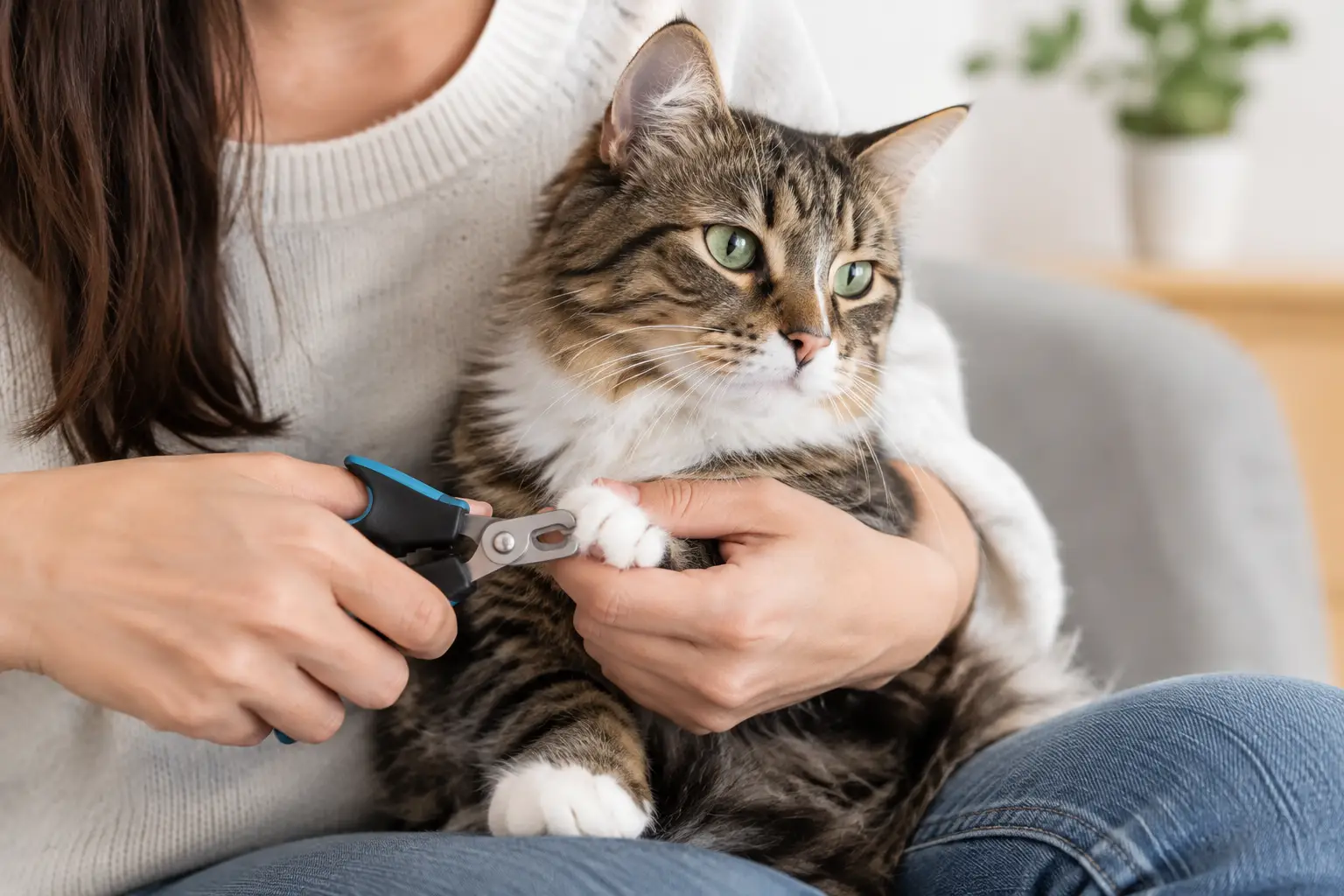 How to Desensitize Cat to Nail Trims Gently