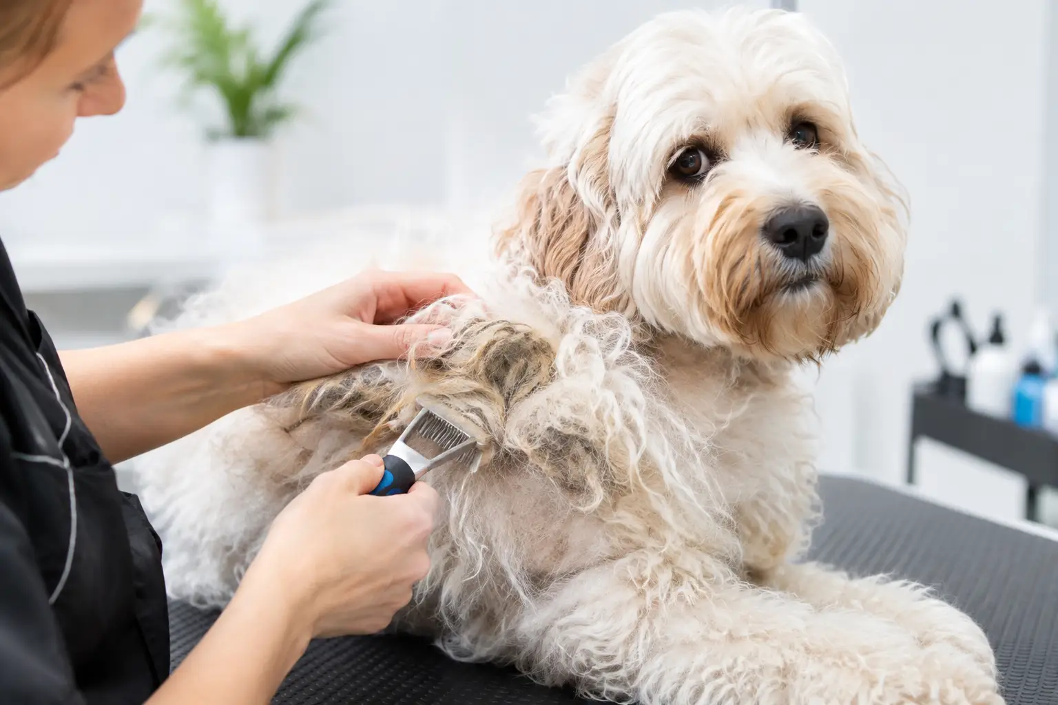 How to Remove Mats Before Dog Grooming Safely